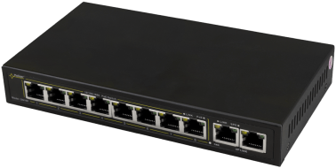 Switch poe a 10 porte per 8 telecamere ip