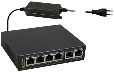 Switch poe sg64 a 6 porte per 4 telecamere ip