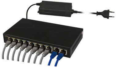 Switch poe a 10 porte per 8 telecamere ip