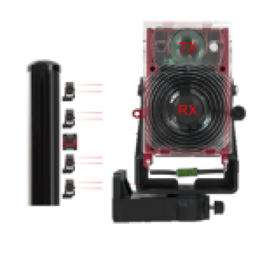 Colonna vuota per prodotti newton, altezza 2m comp