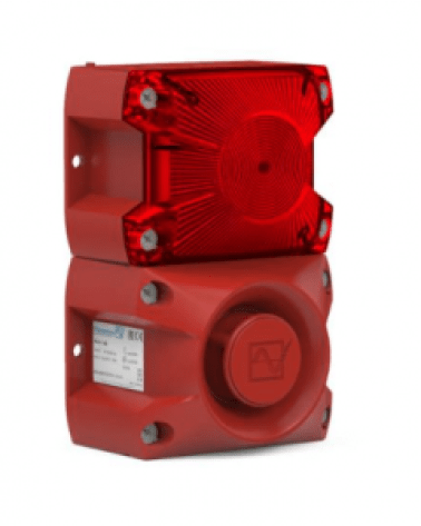 Sirena interno/esterno 100 db combinata con lampae