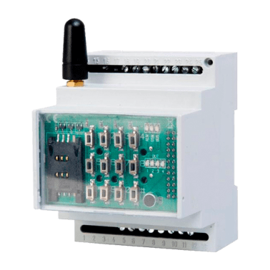 Combinatore telefonico gsm 4 ingressi di allarme e