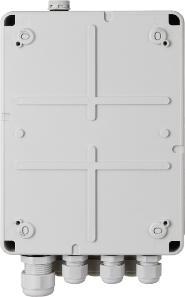 Switch a 6 porte con alim per 4 tc ip ermetico