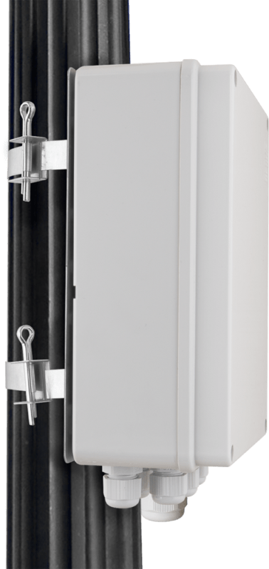 Switch a 6 porte con alim per 4 tc ip ermetico