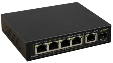 Switch poe a 6 porte per 4 telecamere ip s.alim.