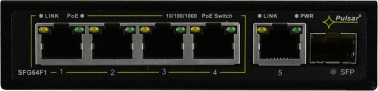 Switch poe a 6 porte per 4 telecamere ip s.alim.