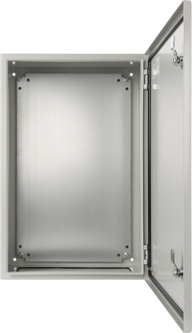 Contenitore metallo ip66 con piast 400 × 600 × 2