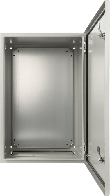 Contenitore metallo ip66 con piast 400 × 600 × 3