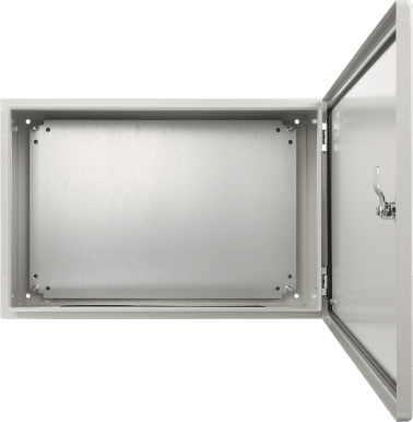 Contenitore metallo ip66 con piast 600 × 400 × 2