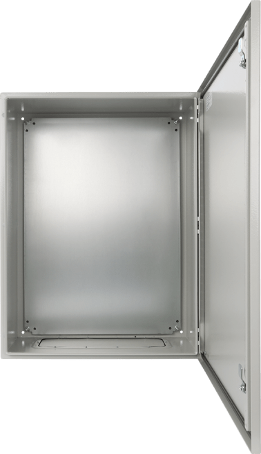 Contenitore metallo ip66 con piast 600 × 800 × 3