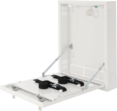 Contenitore metallico dvr / mini /verticale bianco