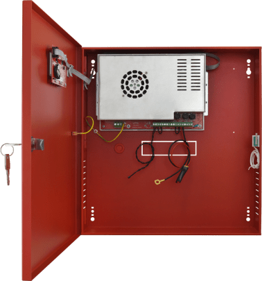 Stazione alim.ne en54c 27,6vcc 10a (2x17ah) lcd