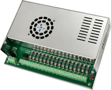 Alimentatore 12vcc 4 uscite x 1a con fusibile