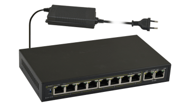 Switch poe a 10 porte per 8 telecamere ip