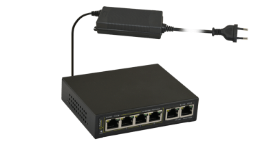 Switch poe sg64 a 6 porte per 4 telecamere ip