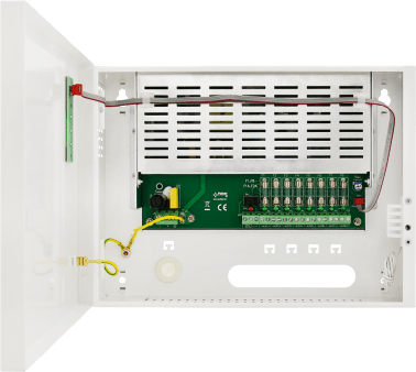 Alimentatore multiuscita per tvcc 12v 7a 8 out 1a