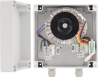 Alimentatore multiuscita per tvcc 24vca 4a 1 out 4