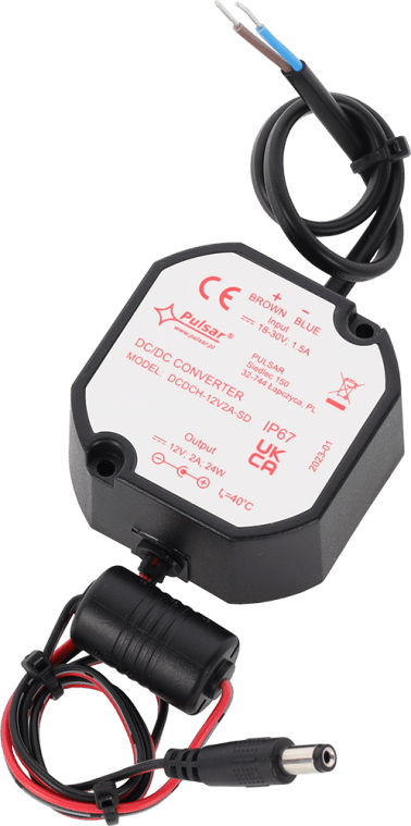 Riduttore di tensione da 12-30 vcc a 12 vcc 2,0a