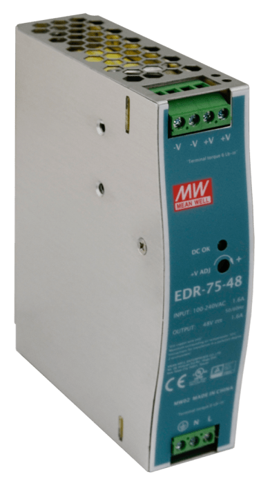 Alimentatore din edr 48v/75w/1.6a