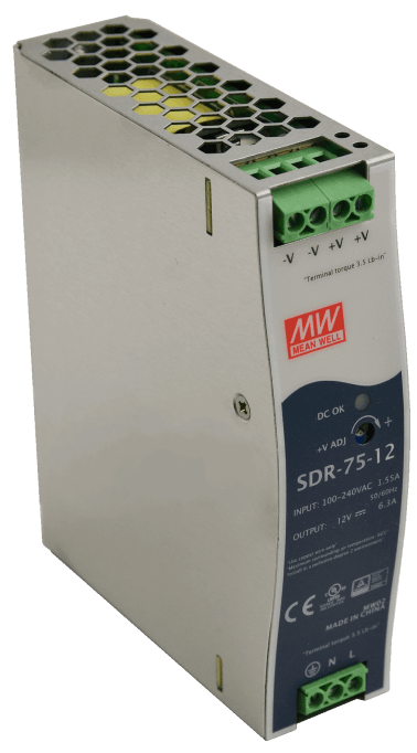 Alimentatore din sdr 12v/75w/6,3a