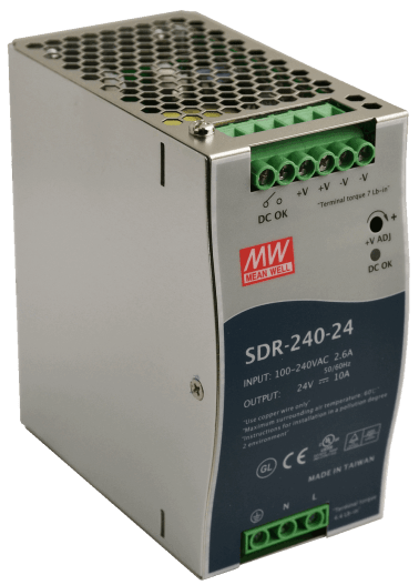 Alimentatore din sdr 24v/240w/10a