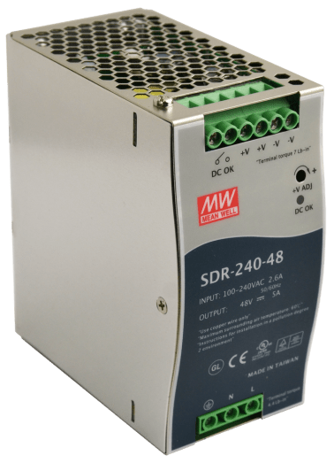 Alimentatore din sdr 48v/240w/5a