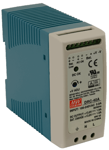 Alimentatore din drc 13.8v/40w/1.9a/1a