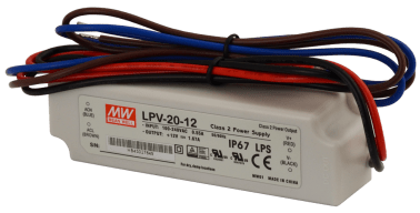 Alimentatore per led lpv 12v/20w/1,67a