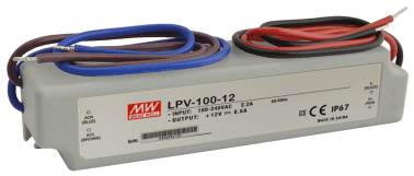 Alimentatore per led lpv 12v/100w/8.5a
