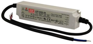 Alimentatore per led lpf 36v/60w/1.67a led