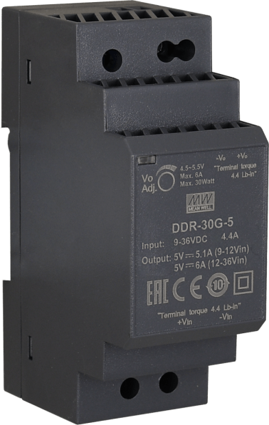 Convertitore ddr 5v/30w/6a dc/dc  for din rail