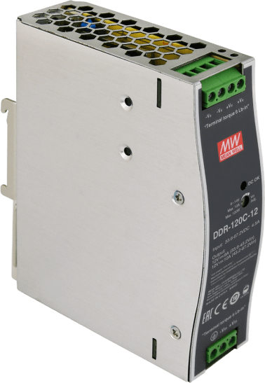 Convertitore ddr 12v/120w/10a dc/dc  for din rail