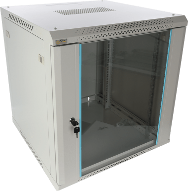 Rack 12u da assemblare 600x635x600 - parete - grig