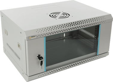 Rack 4u assemblato 540x280x400 - parete - nero