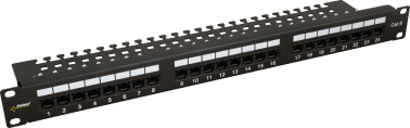 Patch panel 24 ports / utp / cat6