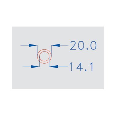 Tubo  corrugato diam 20 - mat  100 mt - prz al mt