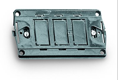 Supporto in policarbonato per interrutori tipo tic