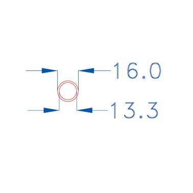 Tubo rigido pesante diam 16