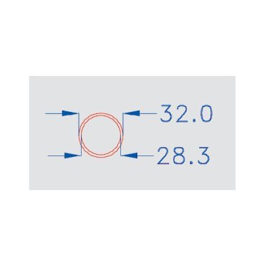 Tubo rigido pesante diam 32