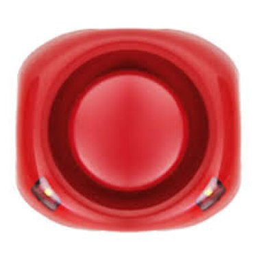 Sirena rossa con led bianchi ip21