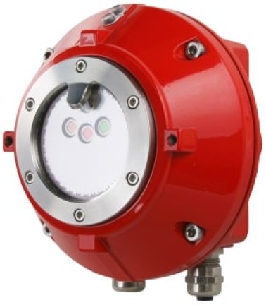 Rivelatore di fiamma a triplo sensore infrarosso.