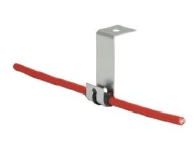 Clip a l zintec per il montaggio del cavo sensore.