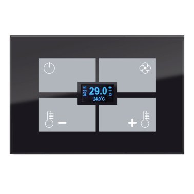 Qubik elettronica termostato con umidostato 120x80