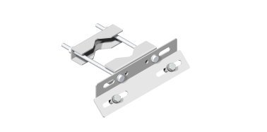 Supporto con staffa 300 mm inclinata a 45° revers