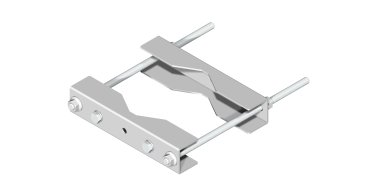 Coppia ganasce 250x50x45 mm per pali Ø 60 ÷ 200