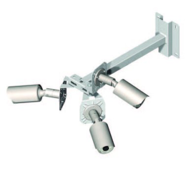 Supporto a sbraccio 600 mm da parete - staffa 135