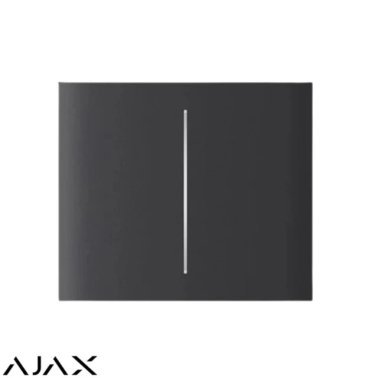 Centerbutton (2-gang) vertical [55] asp  graphite