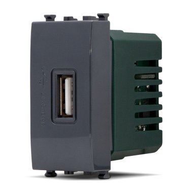 Presa usb (5v=2a 265v) t2 629n nero