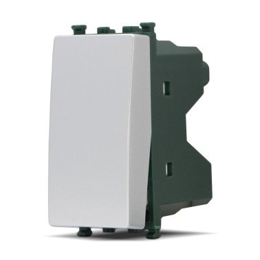 Pulsante unipolare (10a-250v) t2 605a alluminio