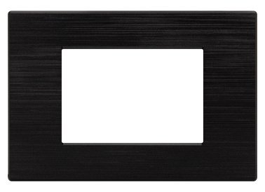 Placca tecnopol. spazz. 8003sl-2 art 3p nero